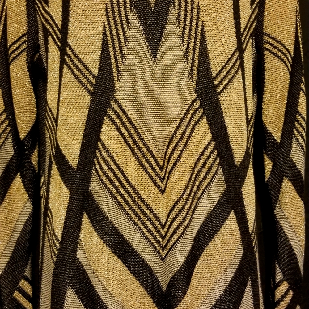 INC SWEATER  GOLD & BLACK